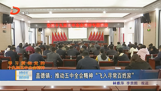 盖德镇：推动五中全会精神“飞入寻常百姓家” - 憨鼠网