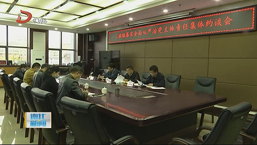 县长到三班镇、水利局召开2020年度落实全面从严治党主体责任集体约谈会 - 憨鼠网
