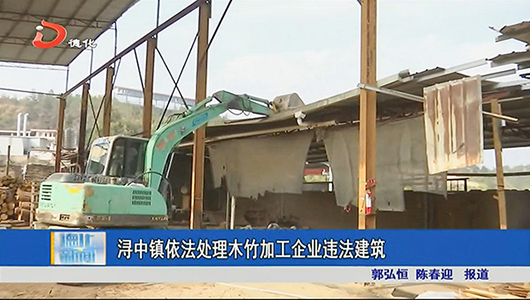 浔中镇依法处理木竹加工企业违法建筑 - 憨鼠网
