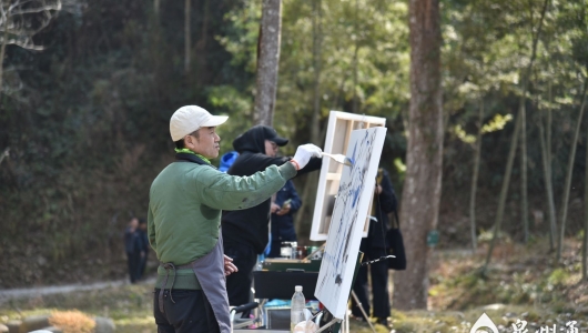 美丽德化吸引中国油画名家采风写生 - 憨鼠网