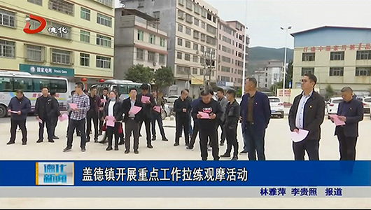 盖德镇开展重点工作拉练观摩活动 - 憨鼠网