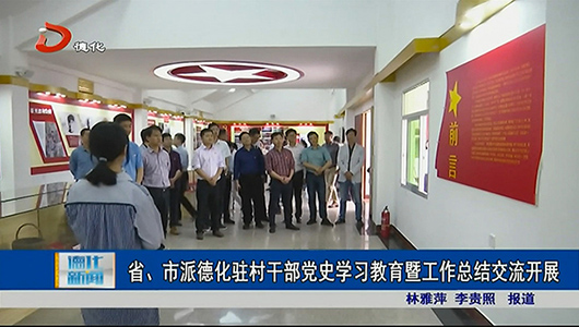 省、市派德化驻村干部党史学习教育暨工作总结交流开展 - 憨鼠网