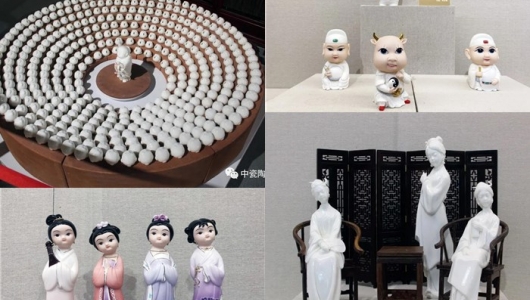 “文创+大师IP”、“展览+直播”，德化微型陶瓷艺术作品展开展 - 憨鼠网