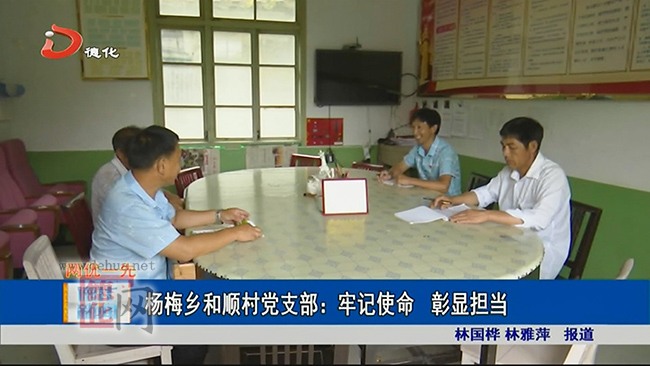 杨梅乡和顺村党支部：牢记使命 彰显担当 - 憨鼠网